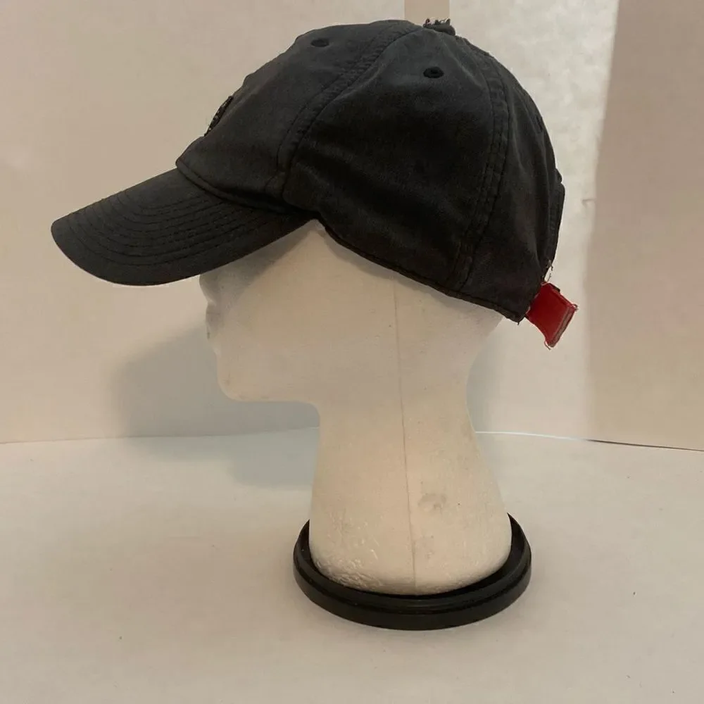 Nike‎ Golf Dri-Fit Legacy 91 baseball cap hat Gray Red Strap